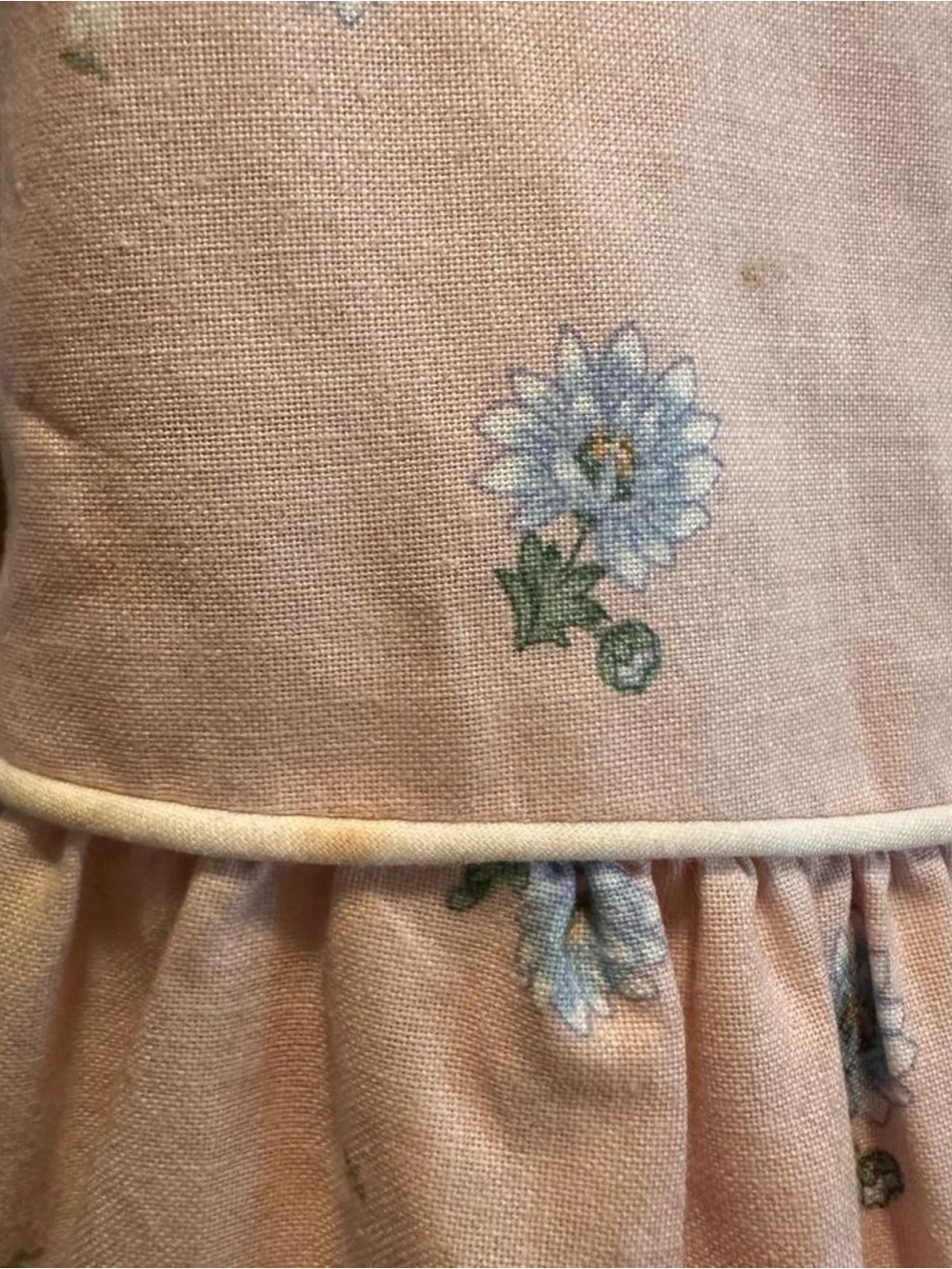 Vintage Storybook Heirlooms Girls 6 Pink Prairie Dress Lace Collar Cottagecore - Picture 6 of 8